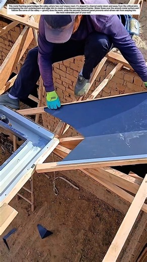 Metal Roof Flashing — Perfect Valley Seal Every Time! ✨