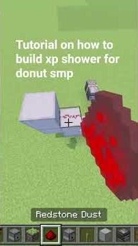 XP shower tutorial for donut smp Minecraft ip=Donutsmp.net port=19132