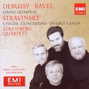 Debussy, Ravel, Stravinsky, Alban Berg Quartett - String Quartets / 3 Pieces · Concertino · Double Canon