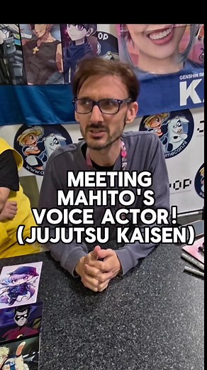 Meeting Mahito's Voice Actor Lucien Dodge at AnimeConNL