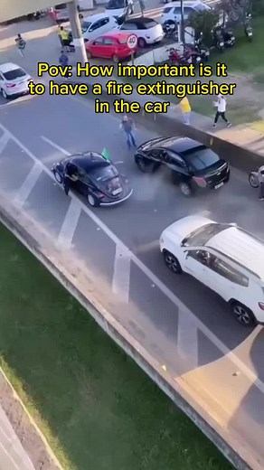 pov : How important is it to have a fire extinguisher #safety | fire extinguisher