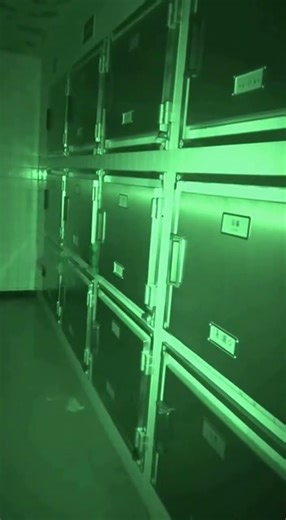 心霊スポットの廃病院の霊安室にて...