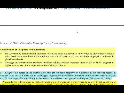 "Activate Previous Knowledge" When Teaching GA-Based Physics