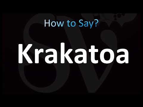 How to Pronounce Krakatoa (CORRECTLY!)