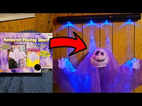 Gemmy Animated Floating Friendly Ghost Unboxing
