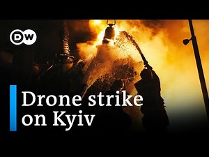 Russian drone attacks hit critical infrastructure in Kyiv | DW News