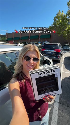 Come with me to pick up a Sander’s Bumpy Cake at Kroger in Nashville - such a decadent treat! #bumpycake #grocerygoodies #caketime #dessertgoals #ad