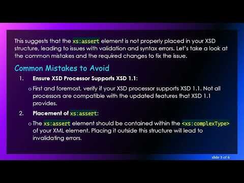 Understanding Where to Place an xs:assert in XSD 1.1 Validation