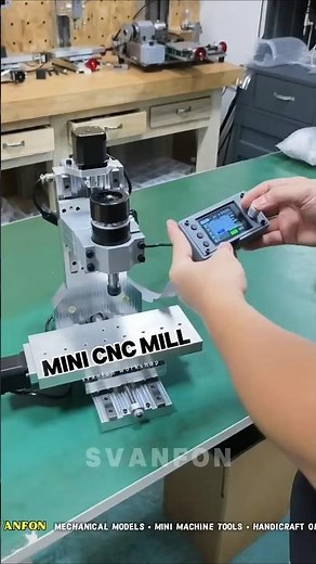 Mini CNC Mill Desktop - Precision Benchtop Milling Machine for DIY Projects & Small Parts SVANFON