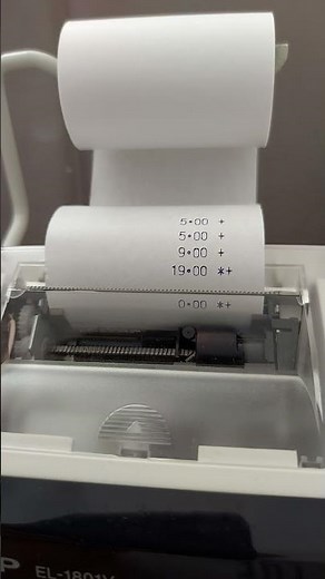 Calculadora com impressora EL 1801V