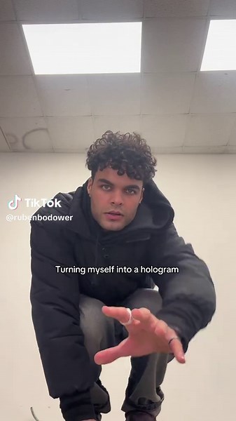 Digital into physical 💘 Photo editing: @Procreate Ai frame interpolation: @Runway Projector: @Optoma #lightinstallation #projectionmapping #hologram #ikissedaboy #ikab