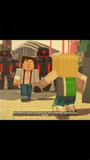 Minecraft Story Mode 2: Nellie! What happened to "my" statue?
