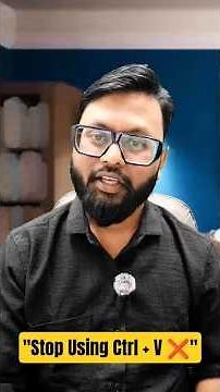 Stop Using Ctrl C + Ctrl V ❌ Use This Magical Shortcut Instead! 😲#copypaste #shortsfeed #viralfeed