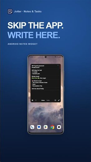 Stop Opening Apps to Take Notes ✍️ Android Notes Widget