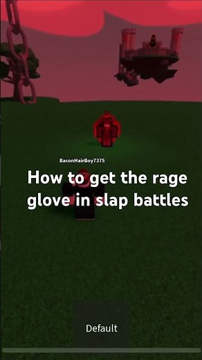How to get the rage glove in slap battles