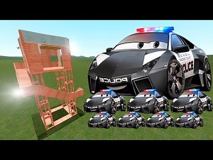 Lightning McQueen police Nextbots vs Towers Gmod in Garry's Mod