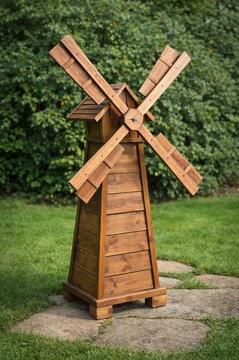 Decorative Wooden Windmill Plans – Diy Garden Windmill Woodworking Blueprint Pdf - Etsy