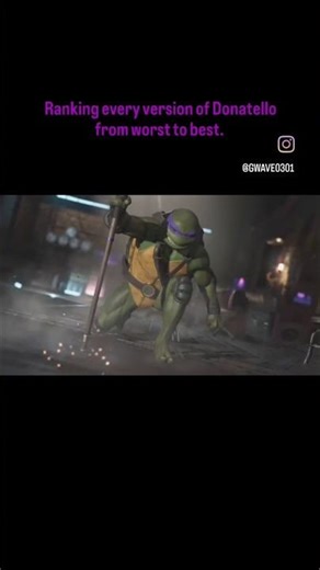 Ranking every version of Donatello from worst to best. #tmnt #ninjaturtles #donatello #turtle