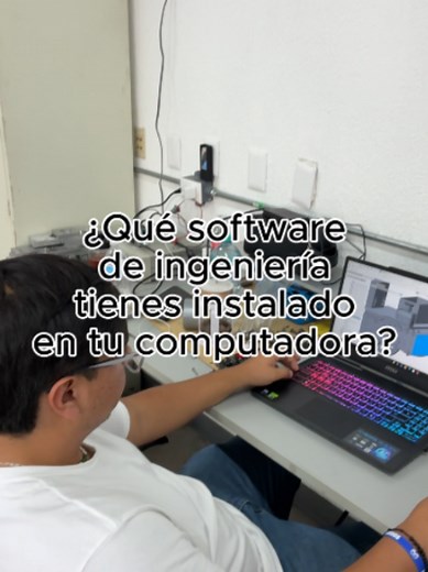 ¿Qué software de ingeniería tienes instalado en tu computadora? 🧐💻 #software #ingenieria #robots #escuderia #solidworks