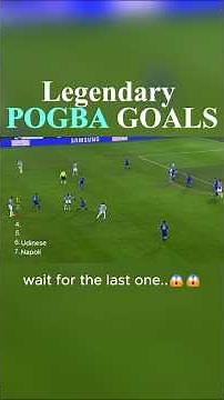 Paul Pogba’s Most Legendary Goals for Juventus🔥🔥