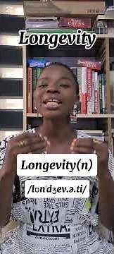 LONGEVITY #pronunciation #english #pronunciationguide #shortvideo #shorts #short #englishlanguage