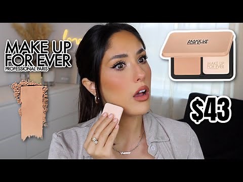 NEW MAKEUP FOREVER SKIN MATTE VELVET BLURRING POWDER FOUNDATION | BEST powder foundation ever?!