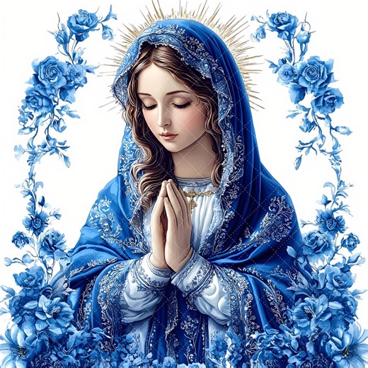 66 Virgin Mary Clip Art, Christmas Nativity Printable Images, Catholic Digital Download, Holy Scrapbooking Paper Crafts Ornate JPG - Etsy