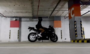Night Ride with Biker Girls on CBR600RR Motorcycle