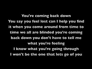Lifehouse Come Back Down lyrics