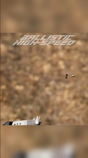 Shooting a Bullet Casing Mid-Air! #slowmotion