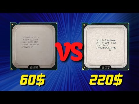 This is Overclocking - a 60$ CPU Matches 220$ CPU in Performance - Intel Celeron E3300 OC to 6.4GHz