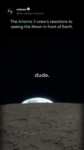 Astronauts React to the Moon Over Earth