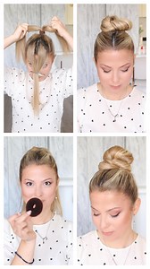 83K views · 520 reactions | The Perfect Knotted Bun in Under 1 Minute  | Another Day Another Braid | Facebook