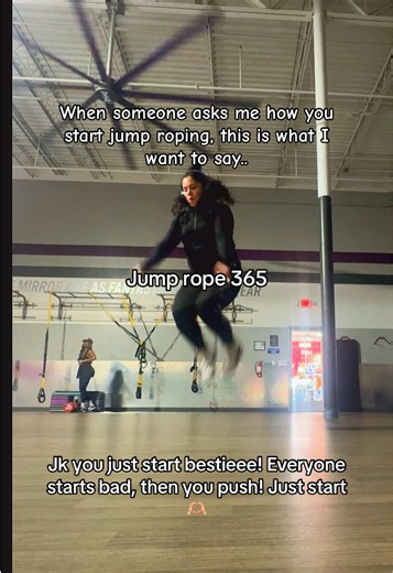 When someone asks me how you start jump roping 🥰🫶🏼🪢