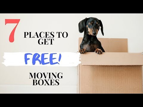 7 Places To Find FREE Moving Boxes