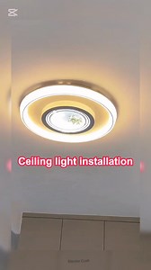 ceiling light installation Electro Craft #electronics #electrical #invention | Electro Craft
