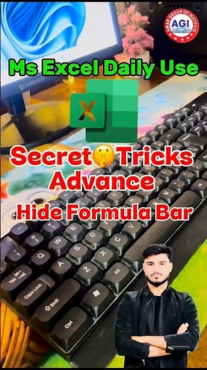 How to Hide Formula Bar in MS Excel | Daily Use Trick