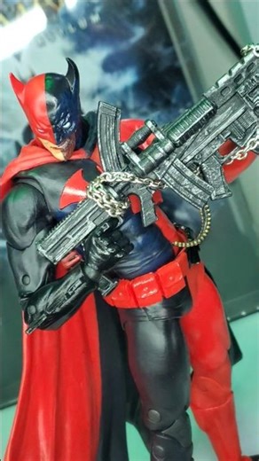 Mcfarlane's Two-Face As Batman A.K.A Harvey Dent #batman #mcfarlanetoys #twoface #dccomics