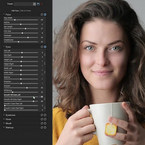 A quick showcase of the AI Face Edit feature found in ACDSee Ultimate 2023 🙂👇 AI Face Edit allows you to control fine details of facial features such as Eyes, Eyebrows, Nose, Mouth, and Face Shape. | ACD Systems