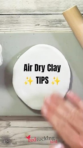 Cut Perfect Shapes in Air Dry Clay Every Time! #AirDryClay #ClayCrafts #CraftTips #diycrafts