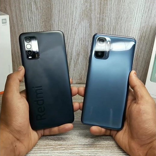 Redmi Note 10 vs Redmi 9 Power - Design #Shorts