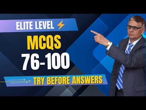 Electrostatics Part 4 Elite Level | MCQs 76–100 | Hardest NEET Previous Year Style Questions