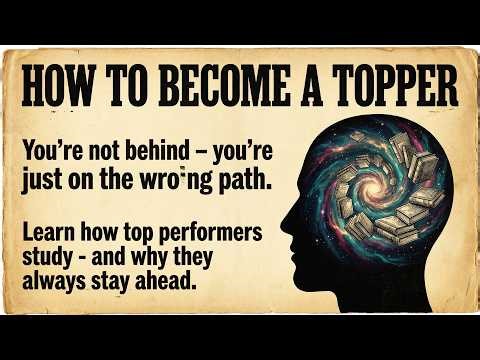 How To Become a Topper: Secret Tips | Education Strategy | Improve Your English Fluency ✅️