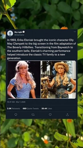 When Erika Eleniak Became Elly May Clampett (1993) 🌟#ErikaEleniak #EllyMayClampett
