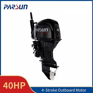 [Hot Item] 40HP 4-Stroke EFI short shaft, electric tilt with multi-function tiller Outboard Engine
