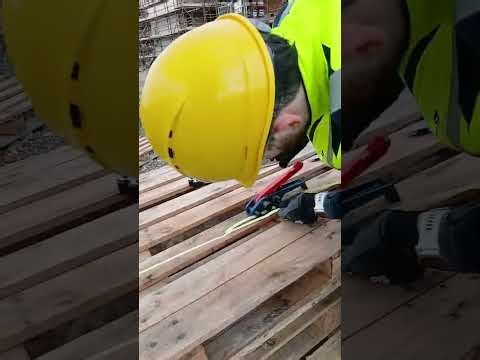 Pallet Strapping and Stacking Procedure