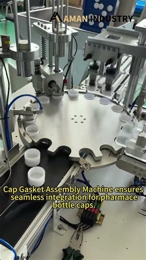 Cap Liner Assembly Machine in action