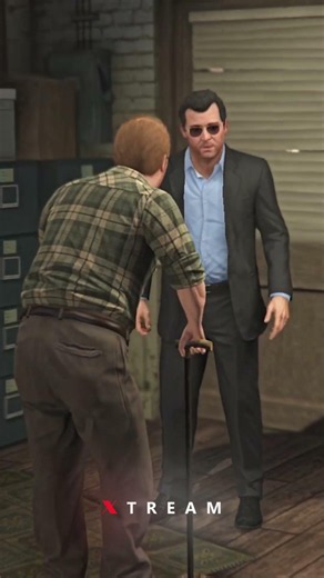 MICHEAL MEET LESTER FOR THE FIRST TIME 🥶☠️ #gta #gta5 #grandtheftauto