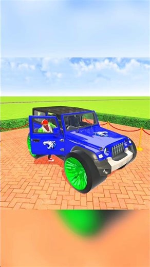 💥 Modified mahindra thar ✨ Indian Theft Auto simulator ⚡#gaming #shorts #youtubeshorts #viralshorts