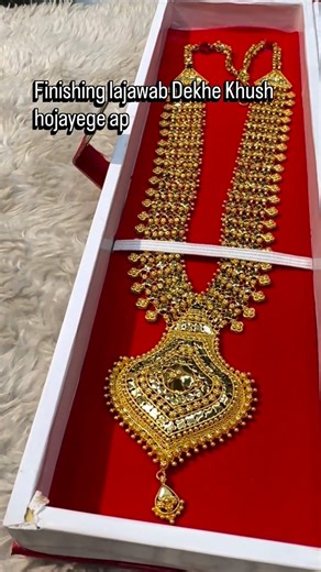 Rushabh Jewellery on Instagram: "👑 INDIA FIRST | SHAHI HAAR IN 9 CARAT GOLD 👑 Yeh sirf haar nahi hai, yeh hai SHAHI PEHCHAAN 💛 India mein pehli baar itna royal, heavy look aur woh bhi 9 Carat Gold mein ✨ ✔ Strong & durable ✔ Lightweight feel ✔ Budget-friendly luxury ✔ Occasion & festive perfect 📦 Parcel dispatched to Silvassa, Gujarat 🎥 Customer feedback video coming soon 📍 Rushabh Jewellers 1, Balaji Dham, Shivneri Chowk, Near Hira Moti Society, Kisan Nagar 1, Thane West – 400604 📞 70451